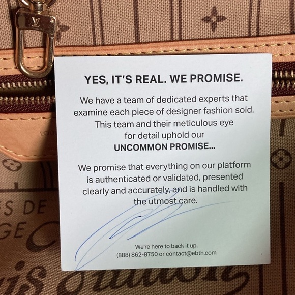 Louis Vuitton Neverfull GM Monogram Canvas & Vachetta Leather - Picture 15 of 17